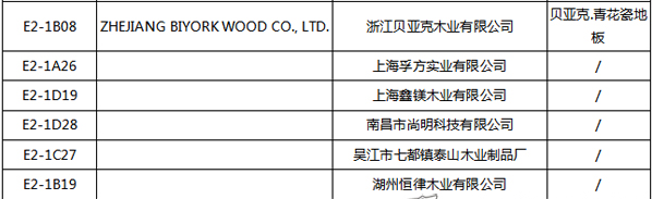 【上海參展商名錄】第十九屆中國國際地板材料及輔裝技術(shù)展覽會